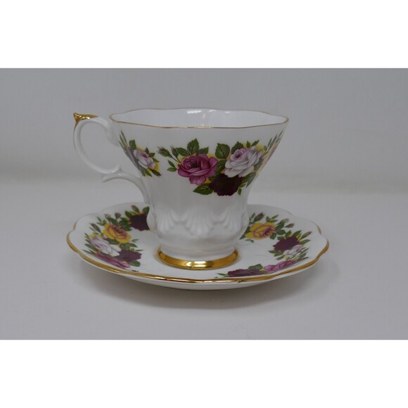 Royal Imperial Summer Time Bone China Tea Cup & Saucer - Picture 5 of 11
